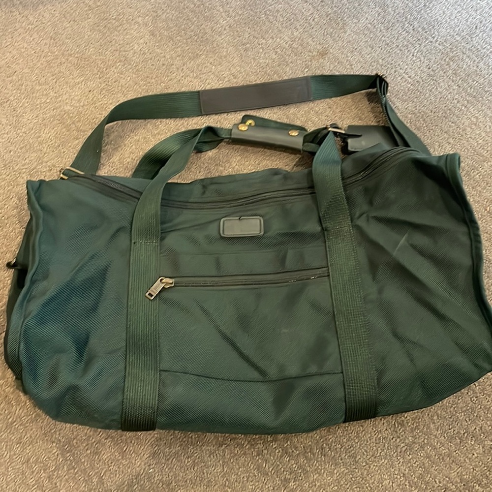 Tumi small duffel bag.